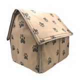 Maxbell Portable Pet Dog Cat Puppy Soft House Bed Cat Footprint House Tent Kennel