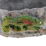 Maxbell Reptile Food Dish Feeding Bowl Water Worm Feeder Chameleon Large BL-7002