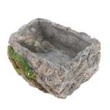 Maxbell Reptile Food Dish Feeding Bowl Water Worm Feeder Chameleon Large BL-7002
