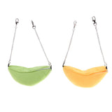 Maxbell 2Pc Banana Hamster Bed House Hammock Small Animal Bed House Cage Nest Green