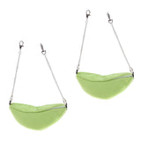 Maxbell 2Pc Banana Hamster Bed House Hammock Small Animal Bed House Cage Nest Green