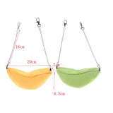 Maxbell 2Pc Banana Hamster Bed House Hammock Small Animal Bed House Cage Nest Green