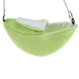 Maxbell 2Pc Banana Hamster Bed House Hammock Small Animal Bed House Cage Nest Green