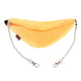 Maxbell 2Pc Banana Hamster Bed House Hammock Small Animal Bed House Cage Nest Yellow