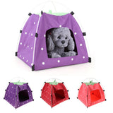 Maxbell Strawberry Doghouse Cute Puppy Cat Cave Pet House for Small Animals  Purple
