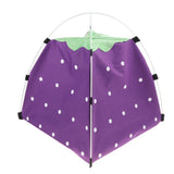 Maxbell Strawberry Doghouse Cute Puppy Cat Cave Pet House for Small Animals  Purple