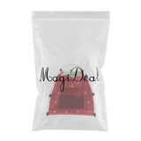 Maxbell Strawberry Doghouse Cute Puppy Cat Cave Pet House for Small Animals  Red