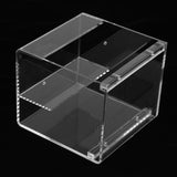 Maxbell Transparent Acrylic Parrot Hanging Bird Bathtub Pet Bird Bath Clean Box  S