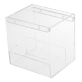 Maxbell Transparent Acrylic Parrot Hanging Bird Bathtub Pet Bird Bath Clean Box  S