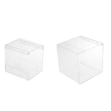 Maxbell Transparent Acrylic Parrot Hanging Bird Bathtub Pet Bird Bath Clean Box  S