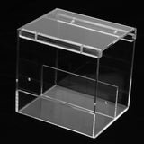 Maxbell Transparent Acrylic Parrot Hanging Bird Bathtub Pet Bird Bath Clean Box  S