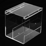 Maxbell Transparent Acrylic Parrot Hanging Bird Bathtub Pet Bird Bath Clean Box  S