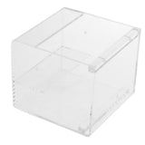 Maxbell Transparent Acrylic Parrot Hanging Bird Bathtub Pet Bird Bath Clean Box  S