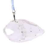 Maxbell Small Pet Hamster Leash Gerbil Control Harness Vest Walk Collar Safety Strap White