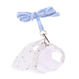 Maxbell Small Pet Hamster Leash Gerbil Control Harness Vest Walk Collar Safety Strap White