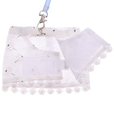 Maxbell Small Pet Hamster Leash Gerbil Control Harness Vest Walk Collar Safety Strap White