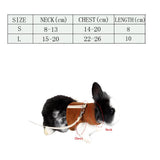 Maxbell Small Pet Brown Clothes Adjustable Harness Lead Leash Traction Rope S