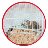 Maxbell 9.8-Inch Mesh Hamster Rabbit Hanging Hammock Bed Cover Bag Blanket Pink