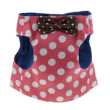 Maxbell Dog Cat Leash Pet Control Harness Vest Walk Collar Safety Strap Vest Dot Pink M