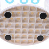Maxbell Pet Dog Bowl Interactive Leaking Slow Food Anti Gulp Feeder Healthy Dish Blue