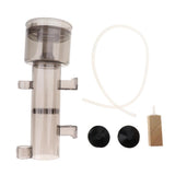 Maxbell Aquarium Fish Tank Protein Skimmer Waste Collector Filter Wood Air Stone 1