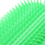 Maxbell Pet Cat Wall Corner Grooming Massage Self Groomer Brush Hair Cleaner Green