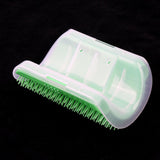Maxbell Pet Cat Wall Corner Grooming Massage Self Groomer Brush Hair Cleaner Green