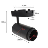 Maxbell LED Spotlight Gallery Display Track Light Head Spotlight Track Light M 30W