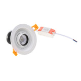 Maxbell Recessed Adjustable LED Downlight COB Ceiling Spotlight with LED Driver  10W