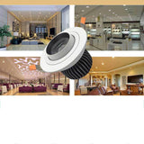 Maxbell Recessed Adjustable LED Downlight COB Ceiling Spotlight with LED Driver  10W