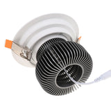 Maxbell Recessed Adjustable LED Downlight COB Ceiling Spotlight with LED Driver 20W