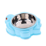 Maxbell Cat Feeder Dog Anti Skid Bowl Feeding Bowl Dish Container Blue Turtle