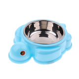 Maxbell Cat Feeder Dog Anti Skid Bowl Feeding Bowl Dish Container Blue Turtle