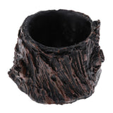 Maxbell 2xResin Rock Bowl Food Water Dish Feeder Plate for Terrarium Reptile Tank  1