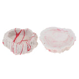 Maxbell 2xResin Rock Bowl Food Water Dish Feeder Plate for Terrarium Reptile Tank  5