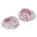 Maxbell 2xResin Rock Bowl Food Water Dish Feeder Plate for Terrarium Reptile Tank  5