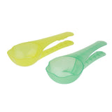 Maxbell 2Pcs Puppy Food Feeder Dog Scoop Spoon Cat Hand Shovel Feeding Scooper
