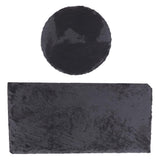 Maxbell Turtle Dish for Reptile Amphibians Food Bowl Natural Rock Plate Rectangle