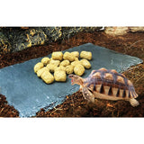 Maxbell Turtle Dish for Reptile Amphibians Food Bowl Natural Rock Plate Rectangle