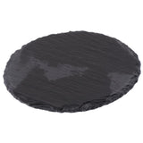 Maxbell Turtle Dish for Reptile Amphibians Food Bowl Natural Rock Plate Circular