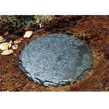 Maxbell Turtle Dish for Reptile Amphibians Food Bowl Natural Rock Plate Circular