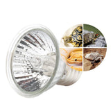 Maxbell E27 220-240V UVA UVB Pet Reptile Halogen Spotlights Basking Light Bulb 50W