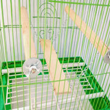 Maxbell Wooden Mouse Hamster Step Ladder Bridge Pet Parrot Bird Stand Perch Toys M