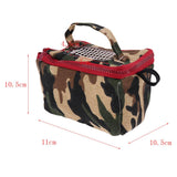Maxbell Pet Hamster Carrier Portable Breathable Travel Bag   Camouflage M