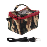 Maxbell Pet Hamster Carrier Portable Breathable Travel Bag   Camouflage M