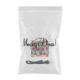 Maxbell Pet Hamster Carrier Portable Breathable Travel Bag   Grid Print M