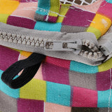 Maxbell Pet Hamster Carrier Portable Breathable Travel Bag   Grid Print M