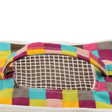 Maxbell Pet Hamster Carrier Portable Breathable Travel Bag   Grid Print L
