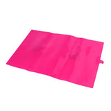 Maxbell Anti-slip Pet Feeding Mat Silicone Dog Cat Bowl Food Bowel Mat Pad Fushia