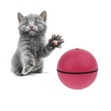 Maxbell Interactive Dog Cat Toys Ball Automatic Kitten Rolling Balls Funny Toy Red